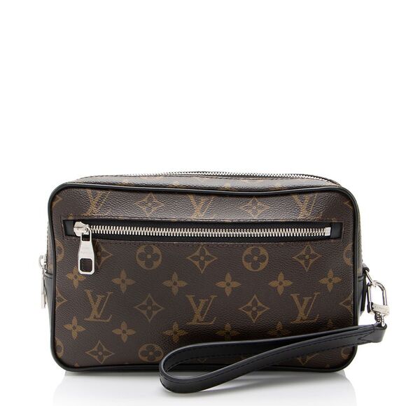 Louis Vuitton Monogram Macassar Kasai Clutch - Picture 1 of 10